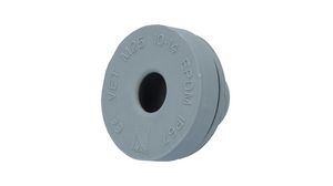 Grommet with Membrane, 40 ... 60mm, Rubber, Grey